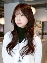 アイティー バイ アルバム 中野店(IT by ALBUM)&nbsp;ロング前髪カット顔周りレイヤー似合わせカット_F1356