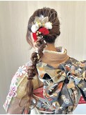成人式　ヘアセット＆振袖着付　［所沢］