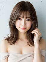 アポロ 横浜駅店(apollo)&nbsp;xカット//ホワイトグレージュ/レイヤーカット/チェリーブラウン