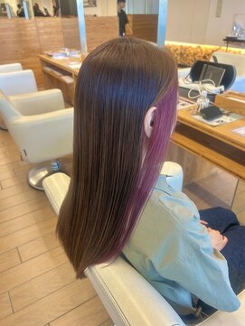 ファースト 長町店(first) インナーカラー/ピンク