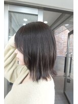 ディジョン 自由ヶ丘(Dijon) 韓国顔まわりレイヤーカットグレージュオリーブベージュブラウン