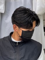 メンズヘアセンス 渋谷(MEN'S HAIR SENSE)&nbsp;ニュアンスパーマ/センターパート/メンズ/眉毛/フェザーパーマ