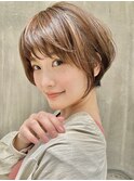 暗めカラー/小顔/オリーブグレー/ココアベージュ/髪質改善