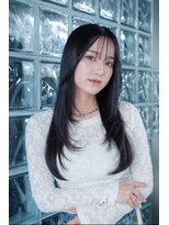 ヘアラウンジ アンリオ(hair lounge an rio)&nbsp;レイヤーカット、ブルーブラック