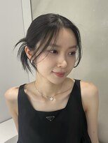 エヌ 大阪梅田茶屋町(enu)&nbsp;韓国風レイヤーカット×アップスタイル