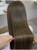 透明感オリーブ×髪質改善
