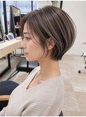 ミルクティーブロンド/ダークブルー/京王多摩センター