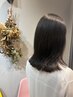 カット+髪質改善ストレートパーマ(ミディアム)¥20200→¥19200
