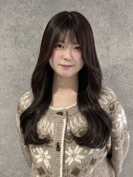 キャパ セントラル 天神 大名店(CAPA central) 韓国風レイヤーカット 髪質改善 ナチュラルブラウン