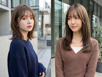 レーベン(Leben)の写真/伸ばしかけも綺麗にまとまる!極上の髪質改善メニューで、思わず触れたくなる絹ツヤ美髪へ導きます♪