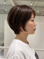 ルーム(room) 大人女性の丸みショートボブ|小顔見せ×美シルエット