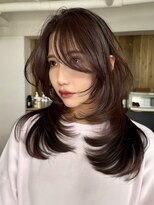 バベル 西宮(BABEL)&nbsp;秋冬にオススメ！まろやかブラウン×ミディアムレイヤーカット