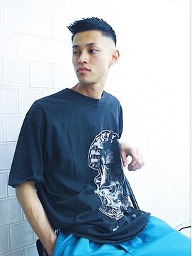 メリケンバーバーショップ フクオカ(MERICAN BARBERSHOP FUK) クラウドマッシュテクノセミウェットワイルドツーブロック7