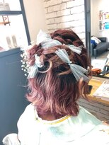 アペル(APARE)&nbsp;☆リボンハーフアップ☆