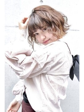 ネオリーブ コパン 鶴見店(Neolive copain) 定番ボブもウェーブパーマでより◎ neolivecopain