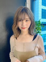 ロンドプランタン 恵比寿(Lond Printemps)&nbsp;【Lond佐野】小顔ラフレイヤーミディアムアッシュブラウン