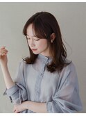 大人かわいい前髪パーマ&小顔ひし形シルエットイメチェン907