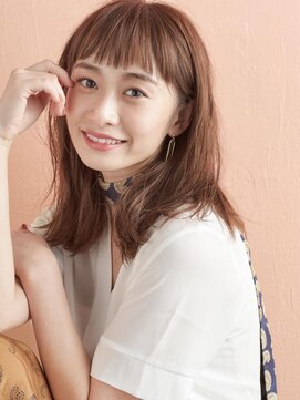 ミンクスプラス 流山おおたかの森(MINX plus) シースルーバングウルフミディ #モード#ジグザグバング