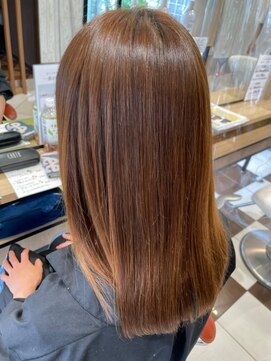 アース オーセンティック 草津エイスクエア店(EARTH Authentic) ブリーチ毛でも可能♪プレミアムストレート☆