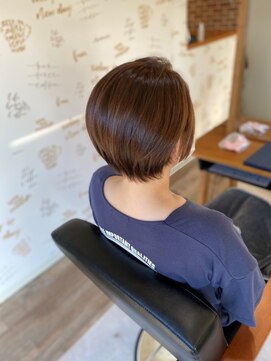 ヘアブロス(hair BROS) 大人の丸みショート☆くびれスタイル