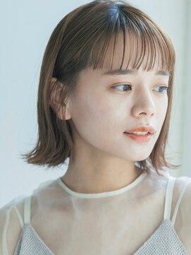 ガーデン タチカワ(garden tachikawa) 暗髪×ロブ×シースルーバング×オーガニックヘア