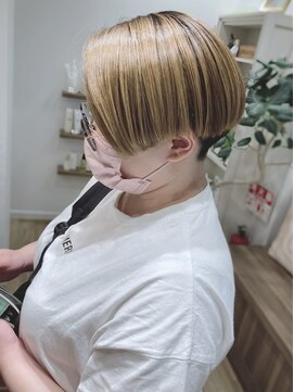 モリオフロムロンドン 松戸店(Morio from London) 【松戸 岩口】ミルクティベージュハンサムショート