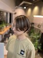 エンシア(ENXIA) 収まりとセットが楽なショートスタイルにポイントハイライト