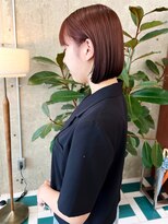 ノエ(noe) あご下ボブ×チェリーレッド