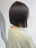 モリオ フロム ロンドン 大宮2号店(morio from London) 【なかじま ひびき】グレージュ切りっぱなしワンレンボブ