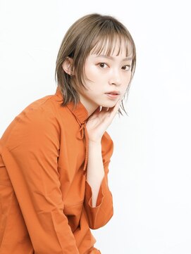 エンタク 新宿(enntaku) ボブ/カーキグレージュ/マッシュショート/大人かわいい[新宿駅]