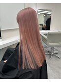 5507ニュアンスカラーホワイトピンクオンブレミルクティーピンク
