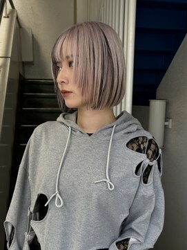 スー 渋谷(suu) ボブレイヤー丸みボブ切りっぱなしボブショートボブデザインボブ