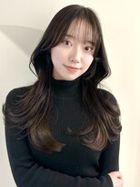 ユニコ(unico)&nbsp;韓国風/レイヤー/小顔/前髪/透明感カラー