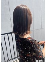 リレア 金町(Relair) グレーベージュ×小顔ミディアムボブ「taku」