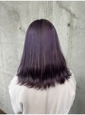 #ガルボ#ハイトーン#エクステ#ブリーチ#パープルカラー