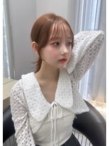 ボタン テンジン(VOTAN tenjin)&nbsp;【votan_はまひ】前髪カット/顔まわりカット/ブラウンカラー