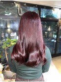 《Jillankh 姫路駅前》ボルドー　ダブルカラー　艶髪