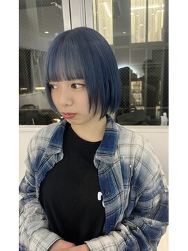 ホープ(hope) レイヤーカット×ブルーカラー