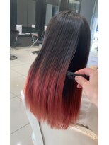 アース 鈴鹿店(HAIR&MAKE EARTH) ストレート×デザインカラー