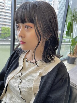 キーチェ 梅田中崎町(keych) レイヤーカット/くびれヘア/ハイライトカラー[梅田駅/中崎町駅]