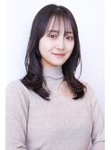 韓国レイヤー顔周りカット透明感カラー髪質改善艶髪シースルー