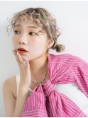 艶髪ハイトーン♪お団子ボブアレンジ