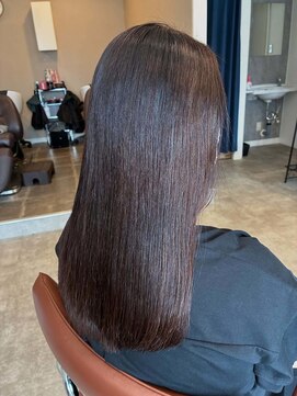 エメ 札幌(eme) 髪質改善ヘアエステストレート＋高濃度水素カラー