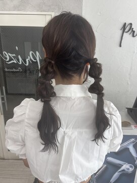 プライズ 表参道原宿店(prize) ツイン編みおろしアレンジ