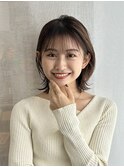 レイヤー/セミロングボブ髪質改善縮毛矯正白髪ぼかしショート