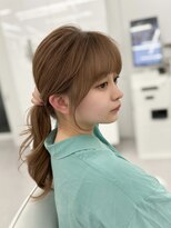 アマトウキョウスマートサロン(AMA TOKYO×Smart Salon) 韓国ヘア 2wayバング レイヤーカット くびれヘア 顔周り