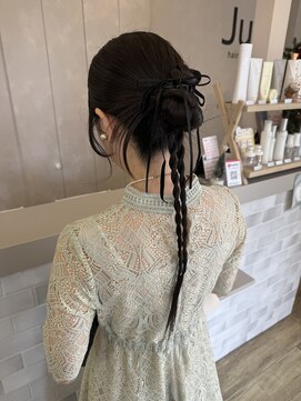 カチモリヘア/ヘアセット/お呼ばれヘア/結婚式/知立市/刈谷市