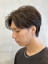 エリマバイフィフス 調布(elima by fifth)&nbsp;調布メンズパーマフェザーパーマショートパーマセンターパート