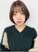 冬の小顔似合わせカット◎暗めショート×美髪