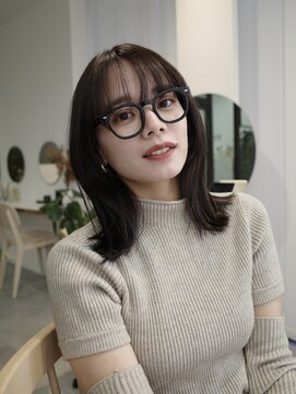 ヌヌ 渋谷 原宿 明治神宮前(nunu) レイヤーカットウルフカットボブグレージュオリーブべージュ